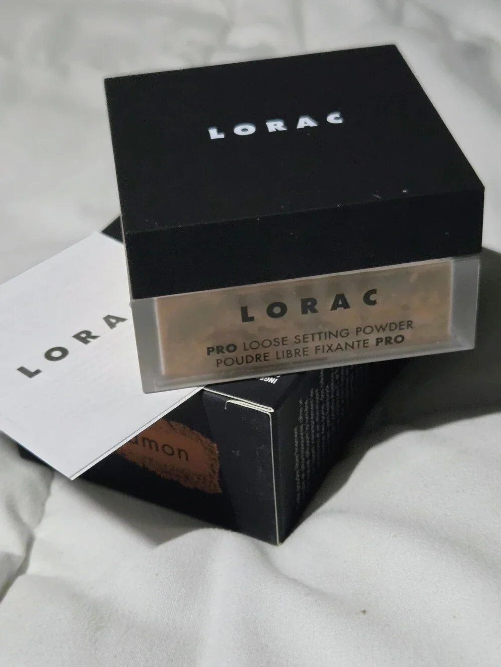 NIB LORAC PRO Loose Setting Powder Cinnamon Full Size 0.83 oz